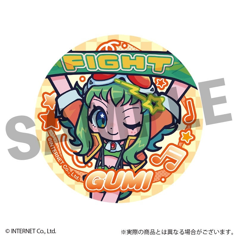(1BOX=6)(Goods - Badge) VOCALOID GUMI Trading Fure Friends Button Badge