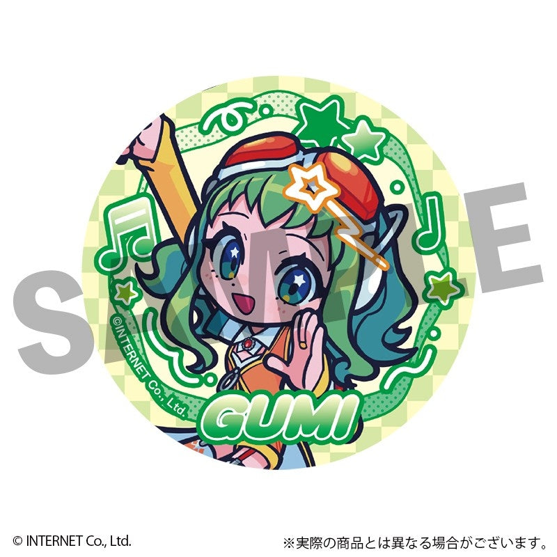 (1BOX=6)(Goods - Badge) VOCALOID GUMI Trading Fure Friends Button Badge
