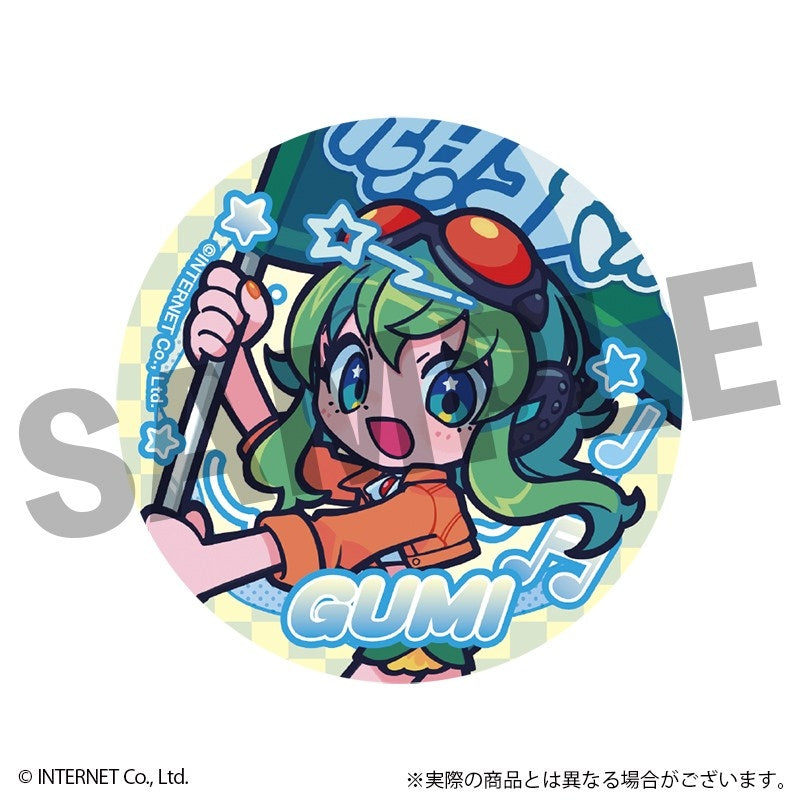 (1BOX=6)(Goods - Badge) VOCALOID GUMI Trading Fure Friends Button Badge