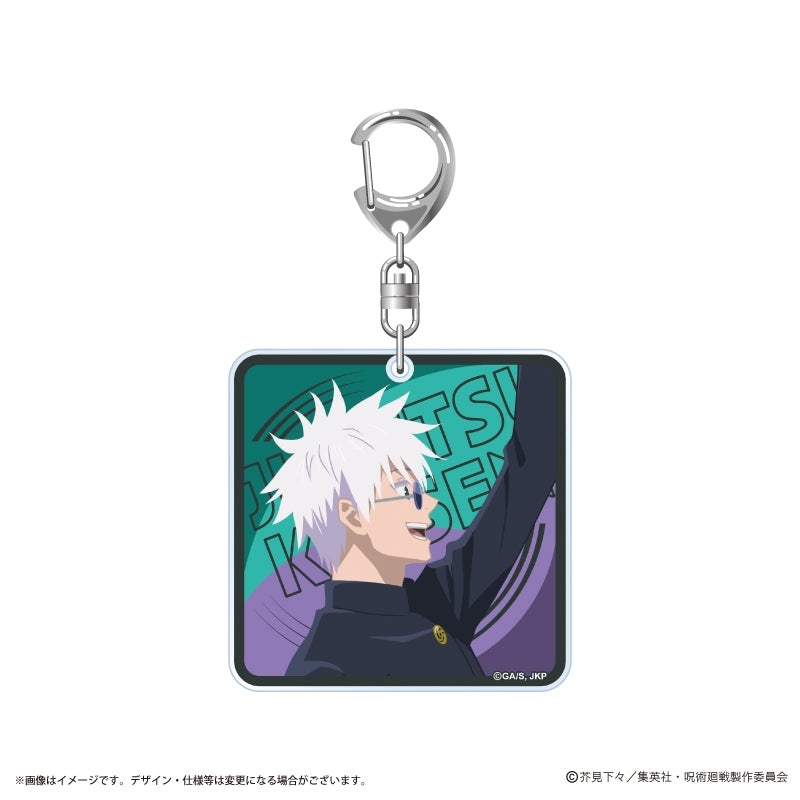 (Goods - Keychain) Anime "Jujutsu Kaisen" 5th Anniversary Visual Vol. 2 Acrylic Keychain Satoru Gojo