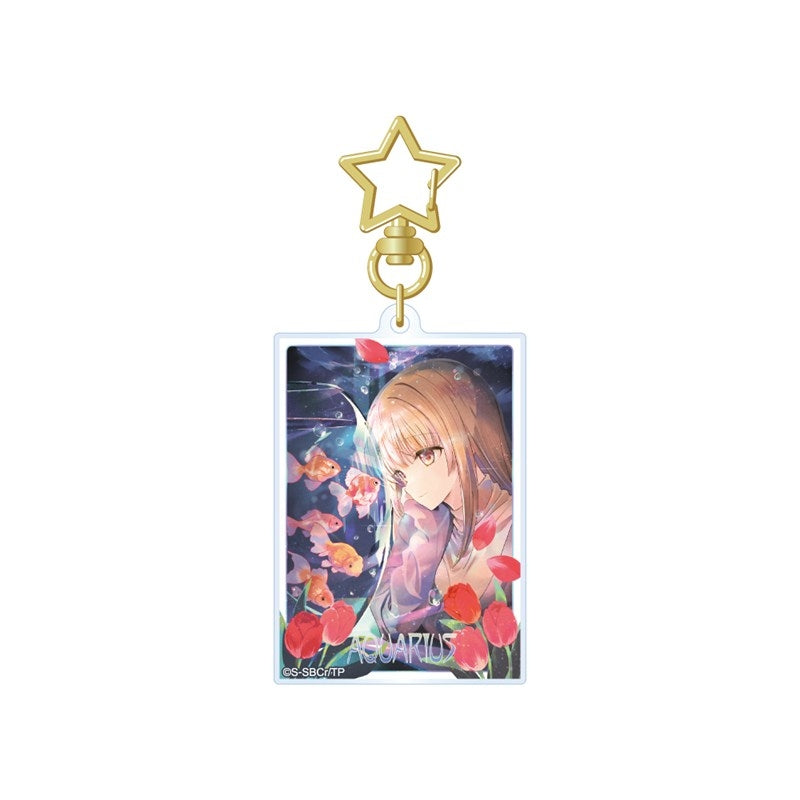 (Goods - Keychain) The Angel Next Door Spoils Me Rotten 2 Acrylic Keychain 12 Zodiac Visual (Aquarius)