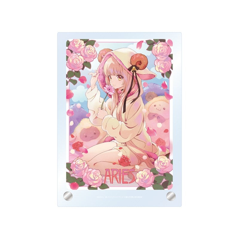 (Goods - Ornament) The Angel Next Door Spoils Me Rotten 2 Acrylic Panel 12 Zodiac Visual (Aries)