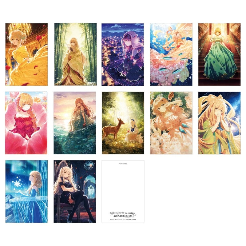 (Goods - Postcard) The Angel Next Door Spoils Me Rotten 2 Postcard Set Princess Visual
