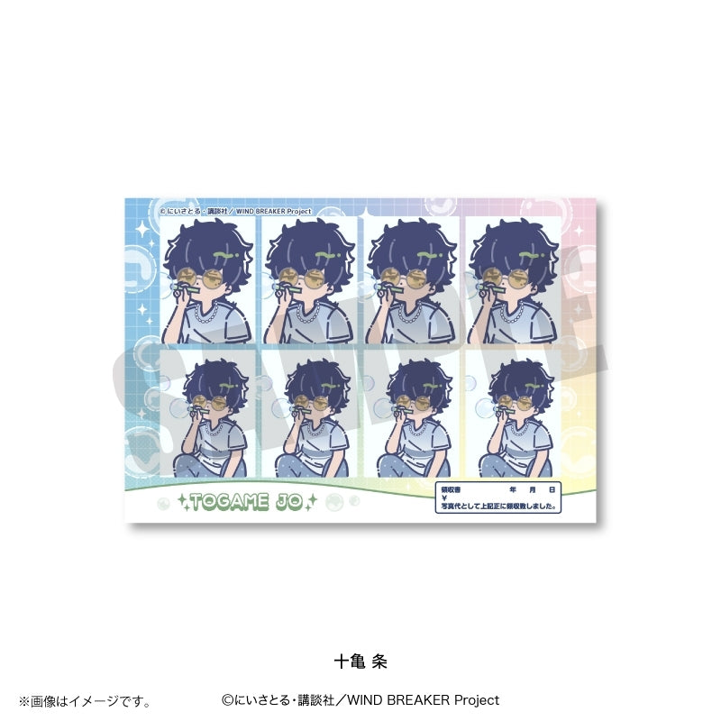 (Goods - Sticker) TV Anime WIND BREAKER Retro Pop Vol. 4 ID Photo Style Sticker Jo Togame