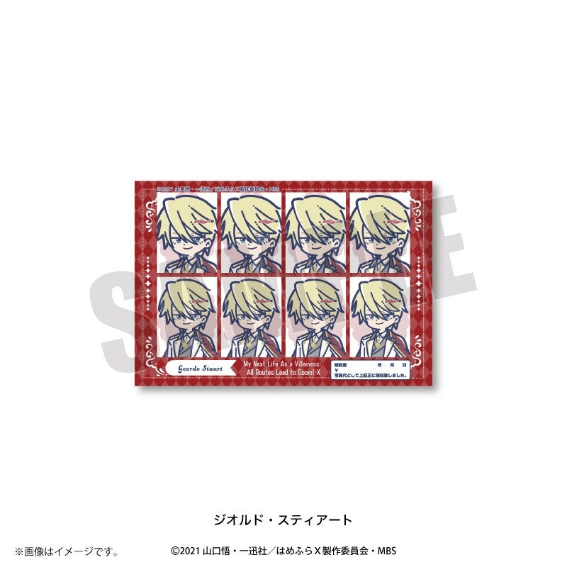 (Goods - Sticker) My Next Life as a Villainess: All Routes Lead to Doom! X TV Anime RetoPopu ID Photo Style Sticker (9 Types Total) Geordo Stuart