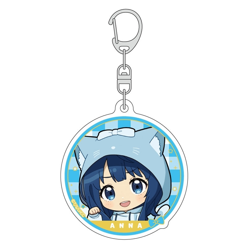 (Goods - Keychain) Too Many Losing Heroines! Acrylic Keychain (Anna Yanami/Animal Hoodie)