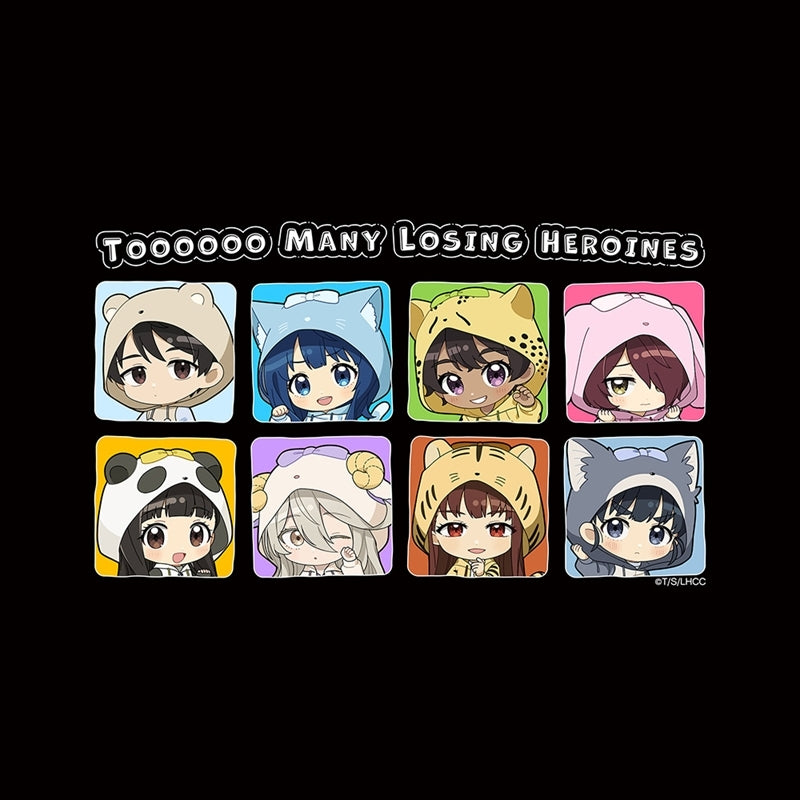 (Goods - Shirt) Too Many Losing Heroines! T-shirt (Animal Hoodie)MSize