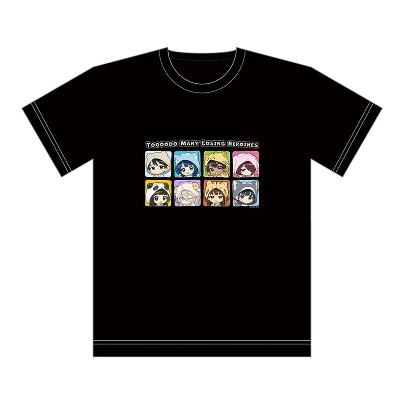 (Goods - Shirt) Too Many Losing Heroines! T-shirt (Animal Hoodie)LSize
