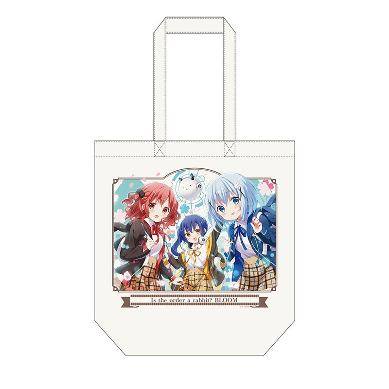 (Goods - Bag) Is the Order a Rabbit? BLOOM Tote Bag (Chino & Maya & Megu/Clockwork Rabbit)