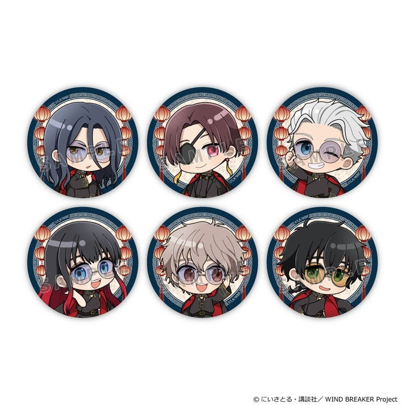 [※Blind](1BOX=6)(Goods - Badge) WIND BREAKER Trading Button Badge ("Formal China"/ver. B)