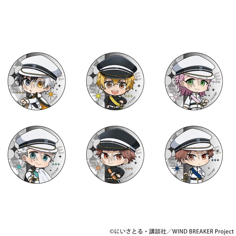 (1BOX=6)(Goods - Badge) WIND BREAKER Trading Button Badge (Camo Co-ord/ver. A)