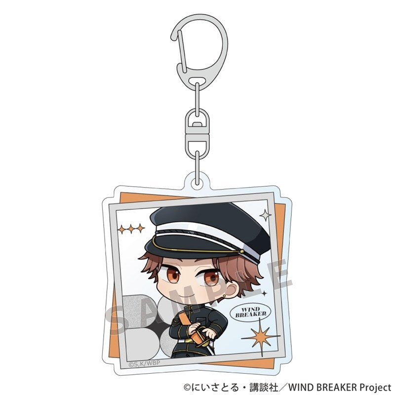 (Goods - Keychain) WIND BREAKER Acrylic Keychain (Seiryu Sakaki/Camo Co-ord)