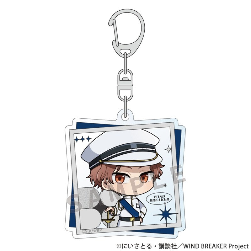 (Goods - Keychain) WIND BREAKER Acrylic Keychain (Uryu Sakaki/Camo Co-ord)