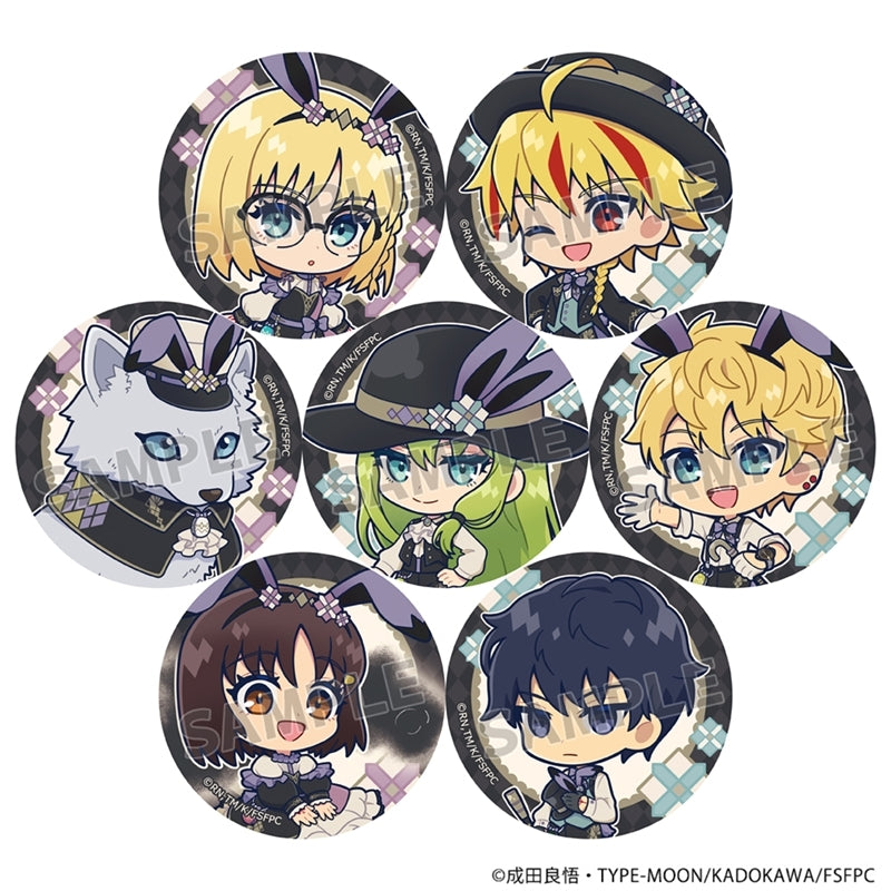 (1BOX=7)(Goods - Badge) Fate/strange Fake Trading Button Badge (Chibi)