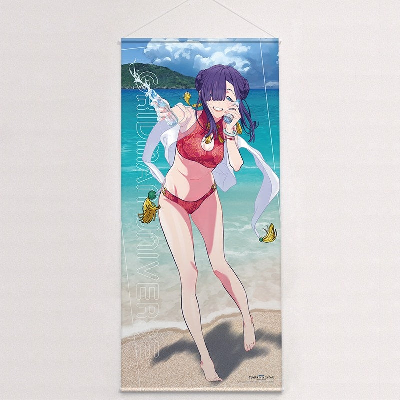 (Goods - Tapestry) Gridman Universe Jumbo Tapestry feat. Exclusive Art (Hime/Swimsuit)