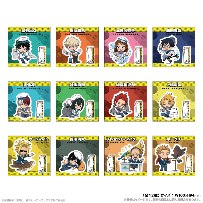 (Goods - Acrylic Stand) My Hero Academia Chibi Acrylic Stand_Shoto Todoroki Together with Sea Creatures PLUS ULTRA