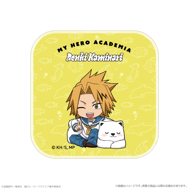 (Goods - Towel) My Hero Academia Hand Towel_Denki Kaminari Together with Sea Creatures PLUS ULTRA