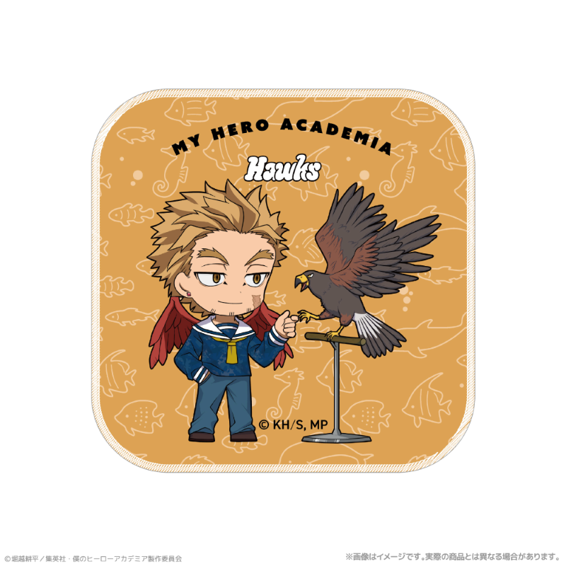 (Goods - Towel) My Hero Academia Hand Towel_Hawks Together with Sea Creatures PLUS ULTRA