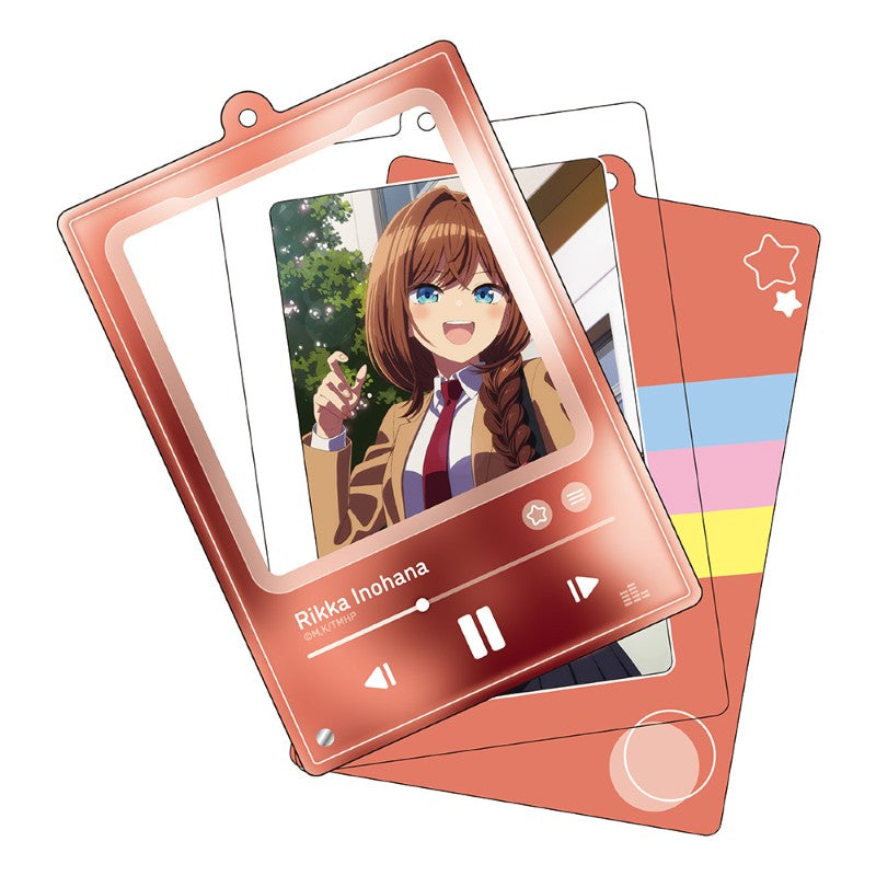 (Goods - Acrylic Stand) Playing Death Games to Put Food on the Table Keychain w/Acrylic Card Rikka Inohana