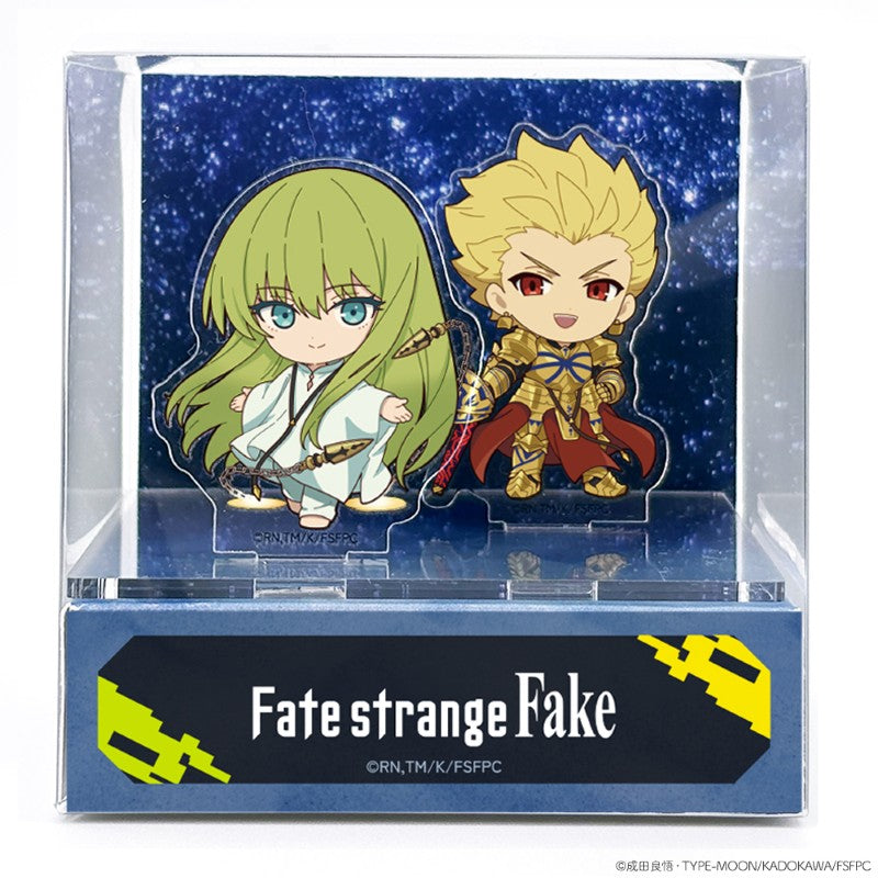 (Goods - Acrylic Stand) Fate/strange Fake Kyu-byu Chibi Archer & Lancer