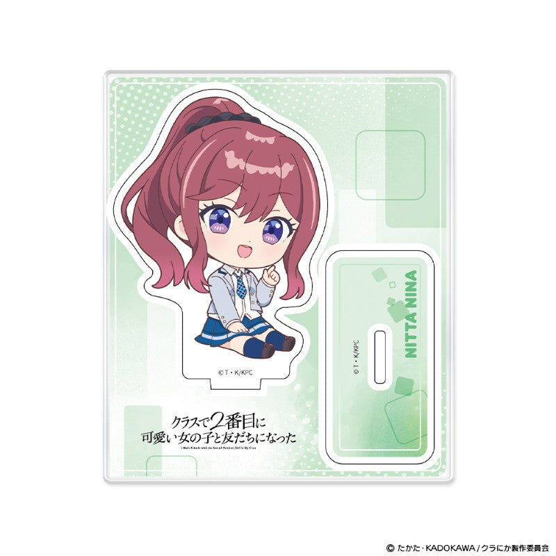 (Goods - Acrylic Stand) I Made Friends with the Second Prettiest Girl in My Class Acrylic Chara Stand Chibi Nina Nitta