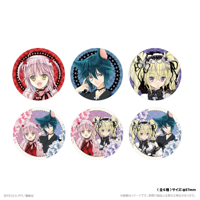 (1BOX=6)(Goods - Badge) Shugo Chara! Exclusive Art Button Badge Hananari Hanayashiki