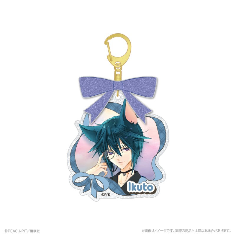 (Goods - Keychain) Shugo Chara! Acrylic Keychain W/Ribbon_Ikuto Tsukiyomi Hananari Hanayashiki