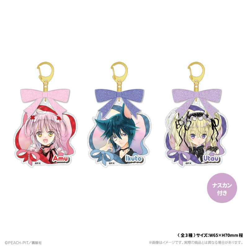 (Goods - Keychain) Shugo Chara! Acrylic Keychain W/Ribbon_Utau Hoshina Hananari Hanayashiki