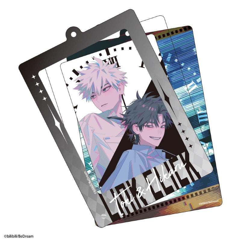 (Goods - Keychain) Link Click Keychain w/Acrylic Card Cheng Xiaoshi & Lu Guang