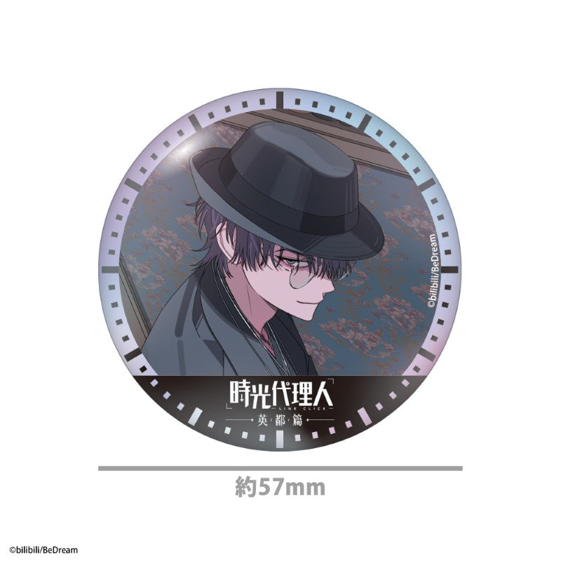 (Goods - Badge) Link Click Iridescent Button Badge Set of 2 Liu Xiao