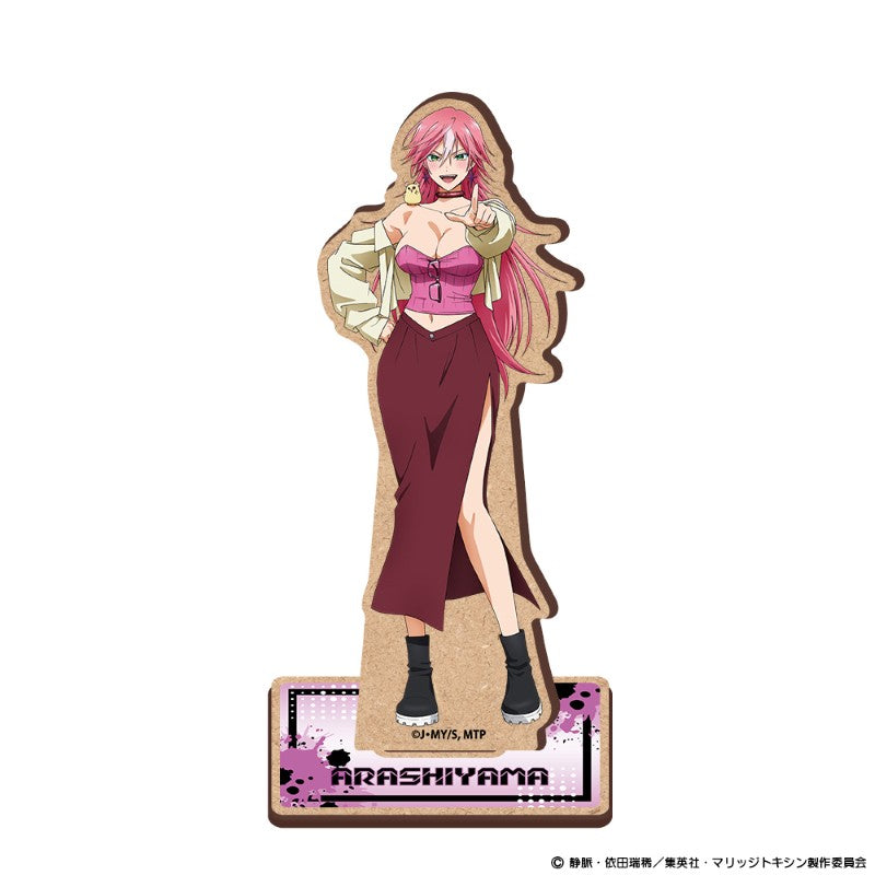 (Goods - Acrylic Stand) Marriagetoxin Wooden Chara Stand Kimie Arashiyama