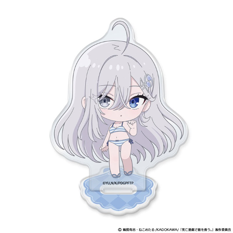 (Goods - Acrylic Stand) Playing Death Games to Put Food on the Table Chibi Acrylic Chara Stand Yuki CLOUDY BEACH ver.