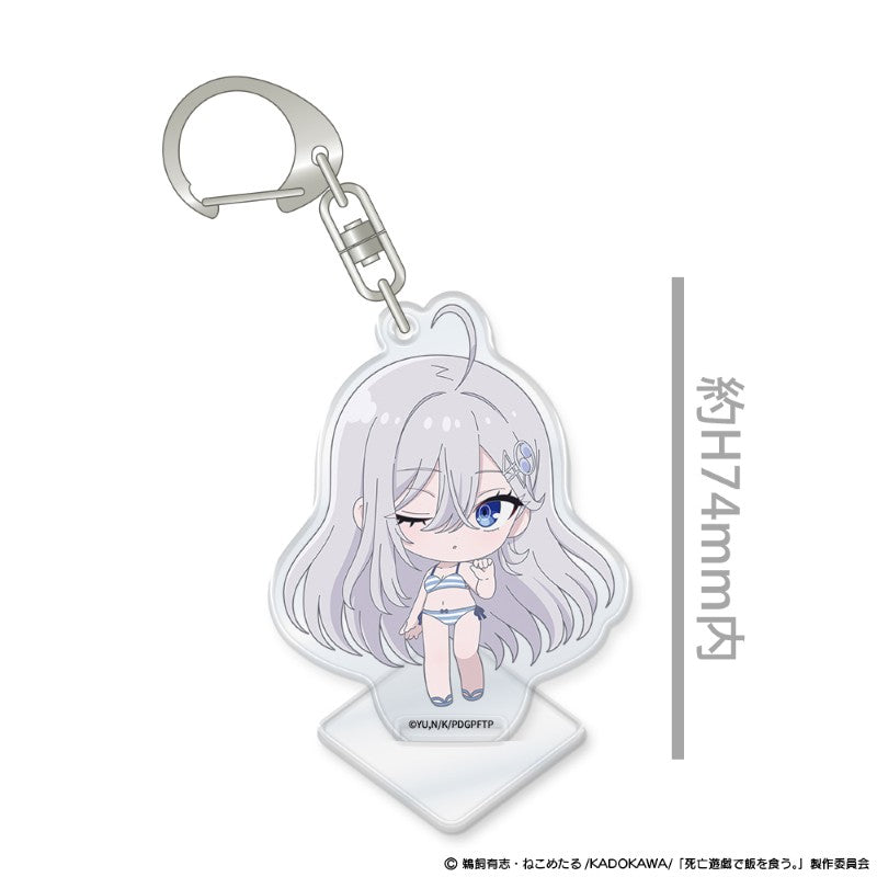 (Goods - Acrylic Stand) Playing Death Games to Put Food on the Table Charm de Stand! Yuki CLOUDY BEACH <Wink> ver.