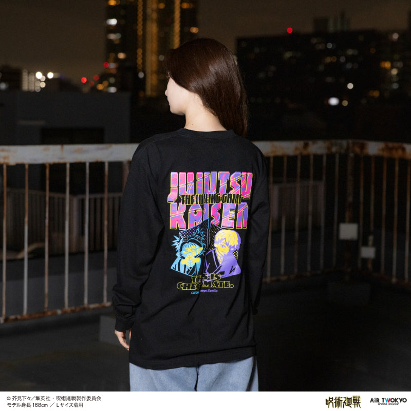 (Goods - Shirt) Jujutsu Kaisen - Culling Game Scene Art Long Sleeve T-shirt 1 (Choso, Naoya Zenin)