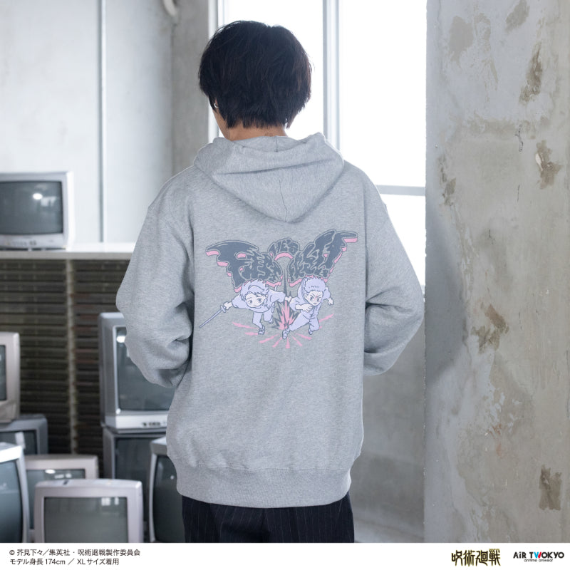 (Goods - Outerwear) Jujutsu Kaisen - Culling Game Scene Art Hoodie 1 (Yuji Itadori, Yuta Okkotsu)