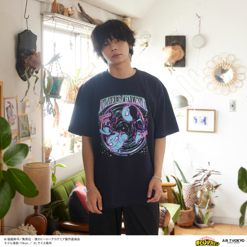 (Goods - Shirt) My Hero Academia Season 4 Scene Art T-shirt 6 (Himiko Toga & Twice)