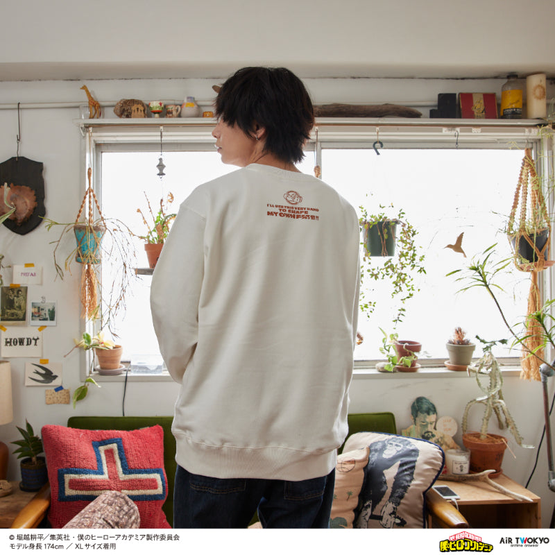 (Goods - Shirt) My Hero Academia Season 4 Scene Art Sweatshirt 1 (Izuku Midoriya & All Might)