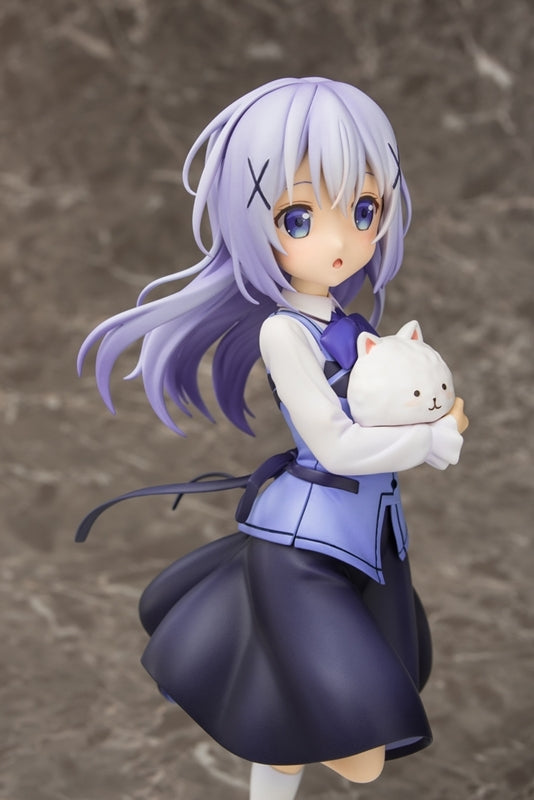 (Bishojo Figure) Is the order a rabbit?? Chino (Cafe Style) 1/7 Complete Figure (Re-release)