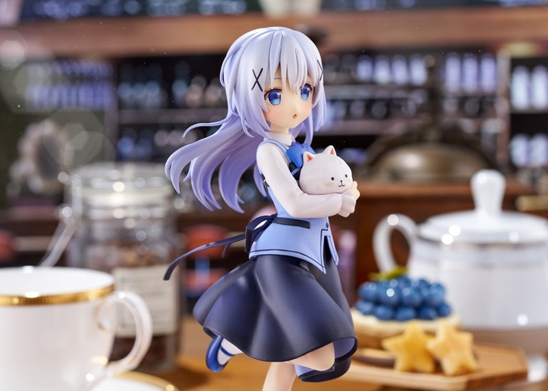 (Bishojo Figure) Is the order a rabbit?? Chino (Cafe Style) 1/7 Complete Figure (Re-release)