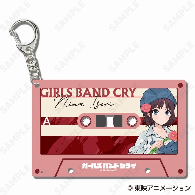 (Goods - Key Chain) Girls Band Cry BIG Acrylic Key Chain 1. Nina Iseri - denim style