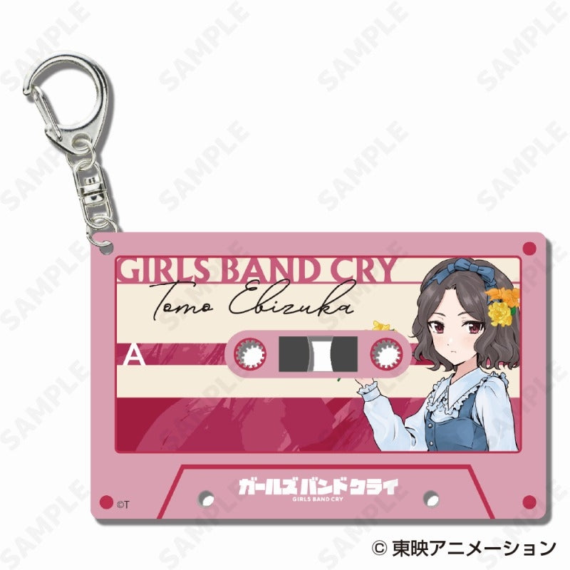 (Goods - Key Chain) Girls Band Cry BIG Acrylic Key Chain 4. Tomo Ebizuka - denim style