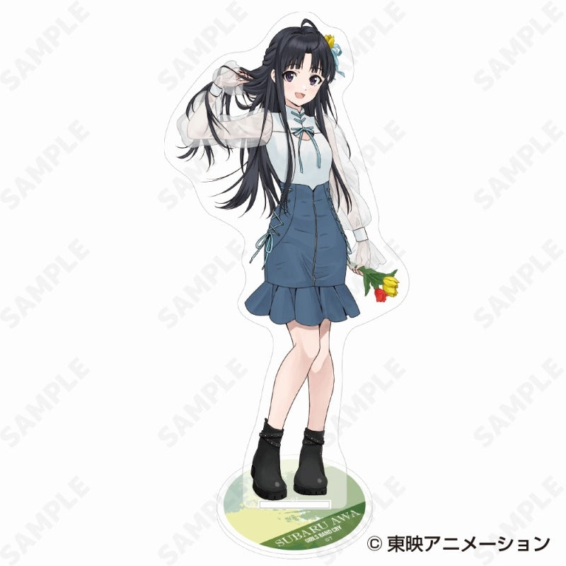 (Goods - Stand Pop) Girls Band Cry Acrylic Stand 3. Subaru Awa - denim style