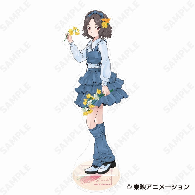 (Goods - Stand Pop) Girls Band Cry BIG Acrylic Stand 4. Tomo Ebizuka - denim style