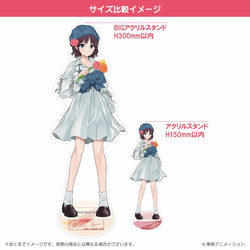 (Goods - Stand Pop) Girls Band Cry BIG Acrylic Stand 4. Tomo Ebizuka - denim style