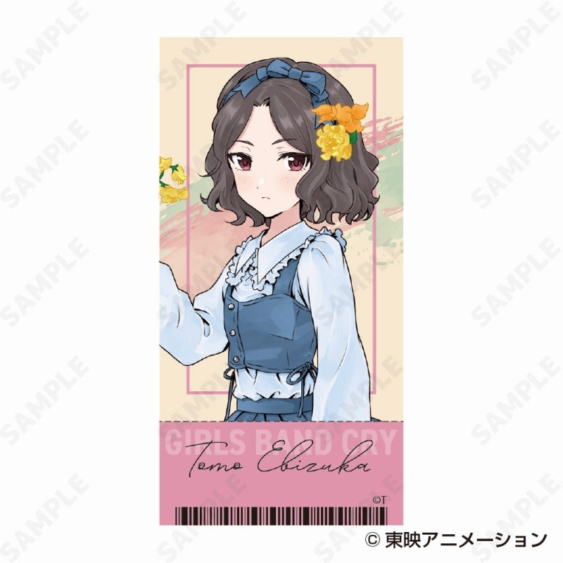 (Goods - Stationery) Girls Band Cry Clear File & Sticker Set 4. Tomo Ebizuka - denim style