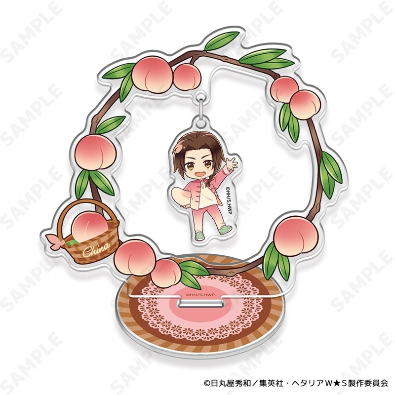 (Goods - Acrylic Stand) Hetalia World★Stars ~Fruit Party~ Yurakko Acrylic Stand 8. China
