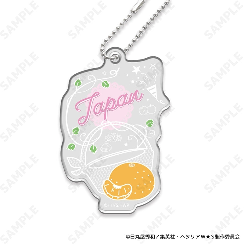 (1BOX=8)(Goods - Charm) Hetalia World★Stars ~Fruit Party~ Trading Name Charm