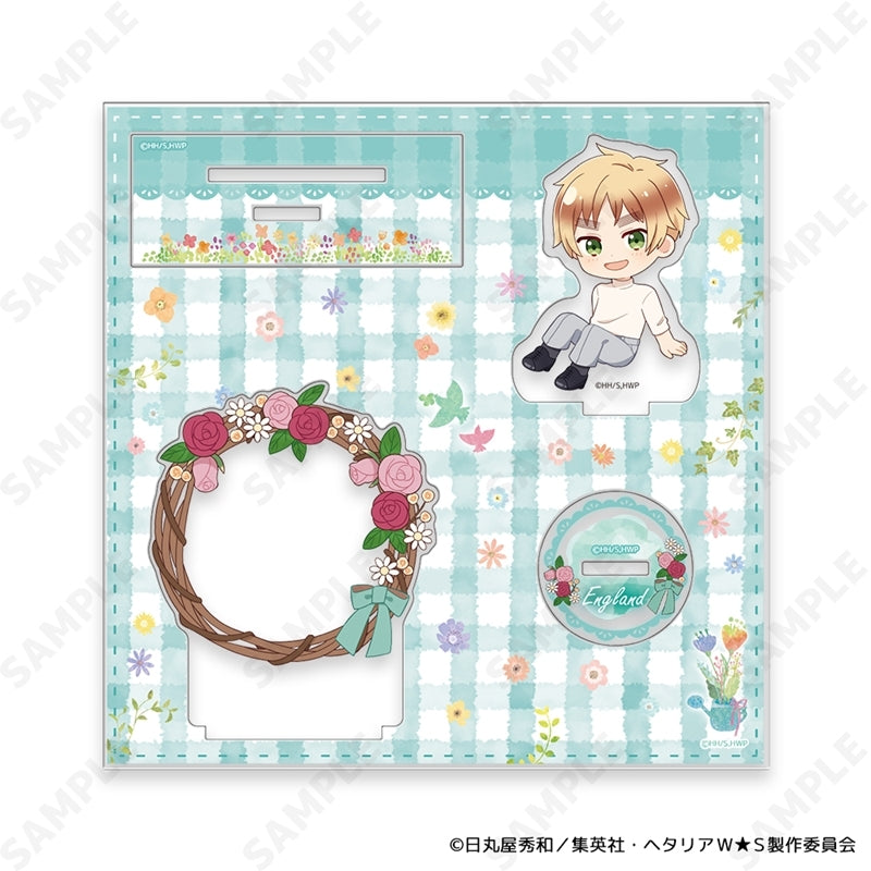 (Goods - Acrylic Stand) Hetalia World★Stars Acrylic Stand 5. England ~ Flower Shower ~ [mini Dress Collection ]