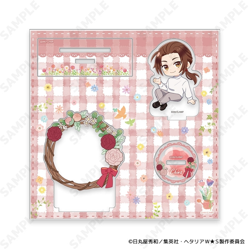 (Goods - Acrylic Stand) Hetalia World★Stars Acrylic Stand 8. China ~ Flower Shower ~ [mini Dress Collection ]