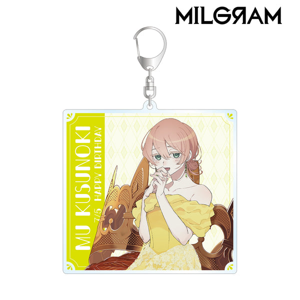(Goods - Key Chain) MILGRAM BIG Acrylic Key Chain Birthday Ver. Feat. Exclusive Art Mu